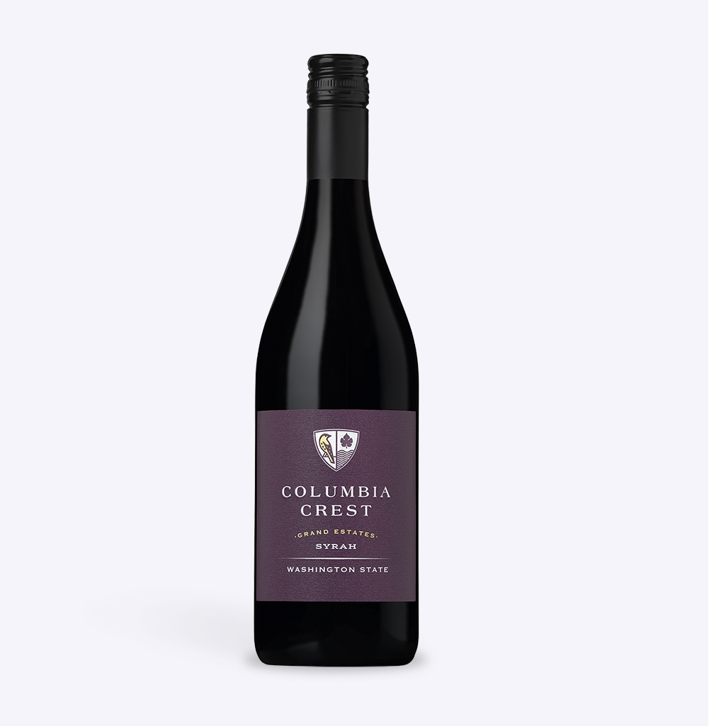 Bottle of Grand Estates Syrah