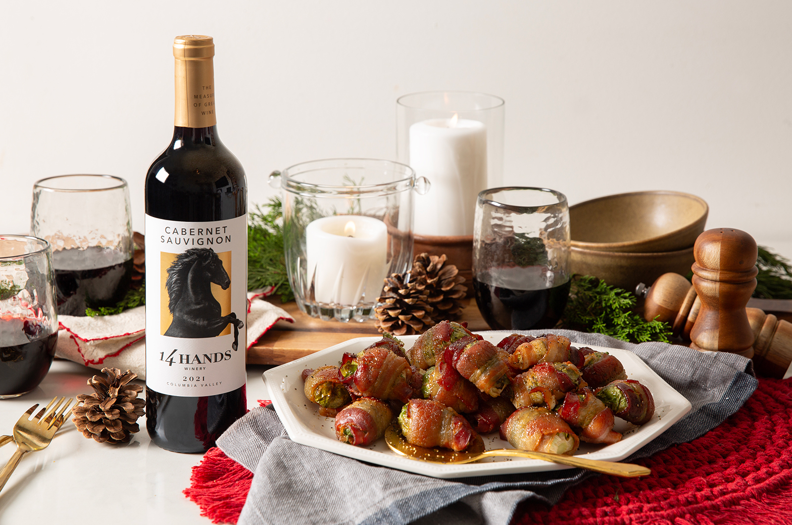 Plate of Bacon Brussels Sprouts