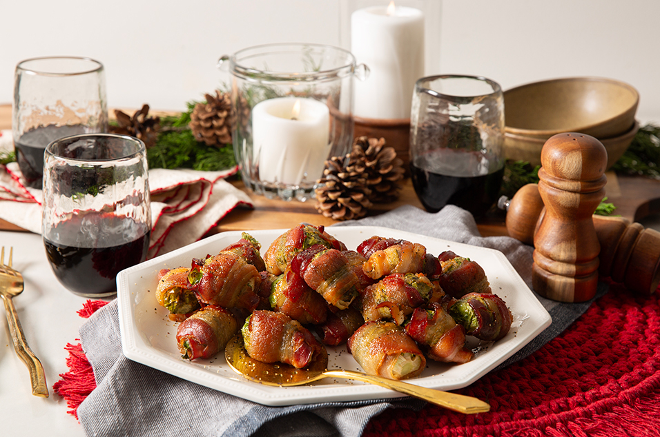 Plate of Bacon Brussels Sprouts