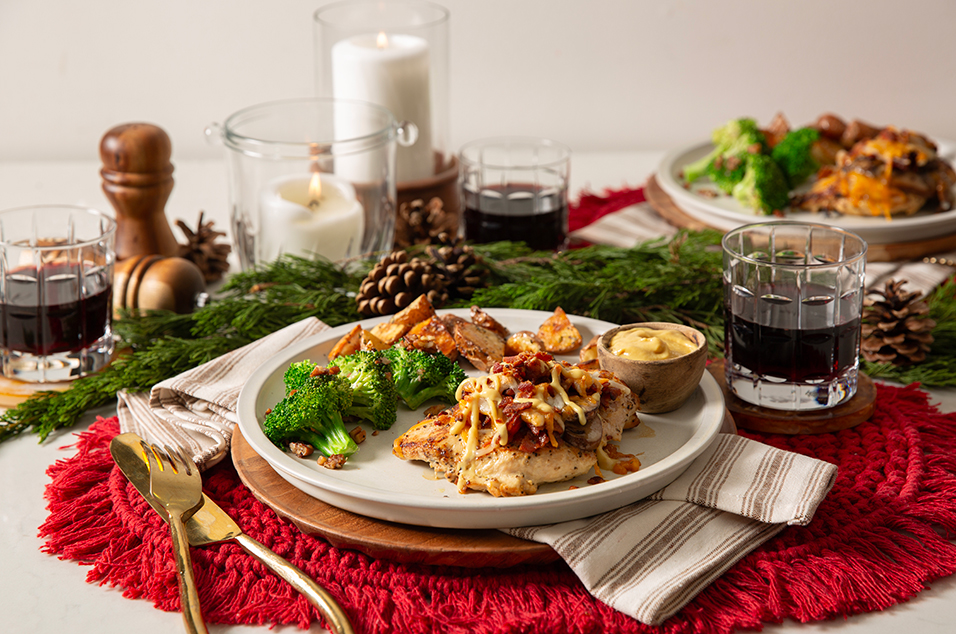 Plate of Smothered Chicken