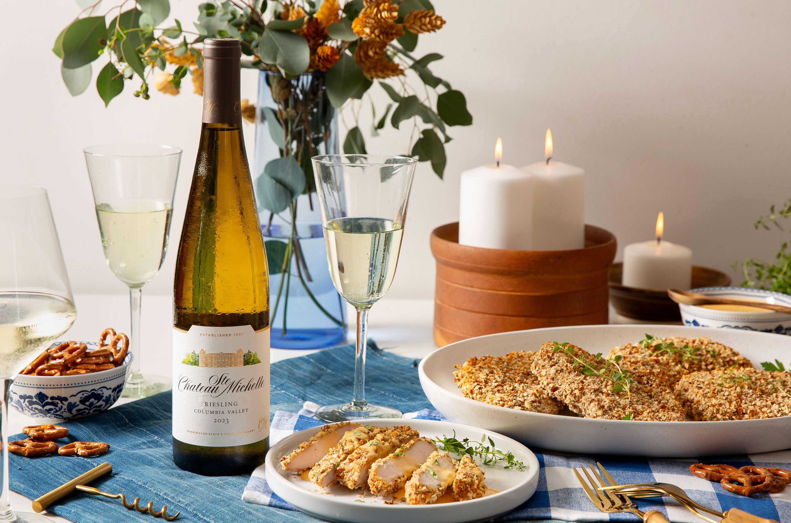 Pretzel Herb-Crusted Chicken