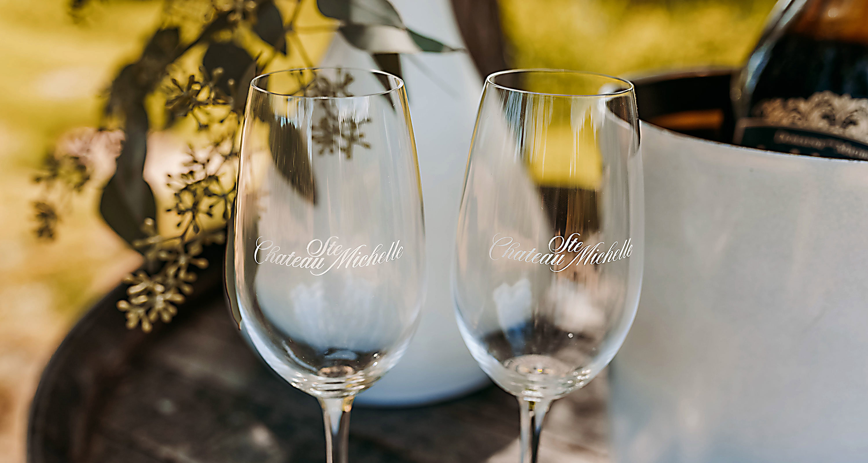 Chateau Ste. Michelle wine glasses