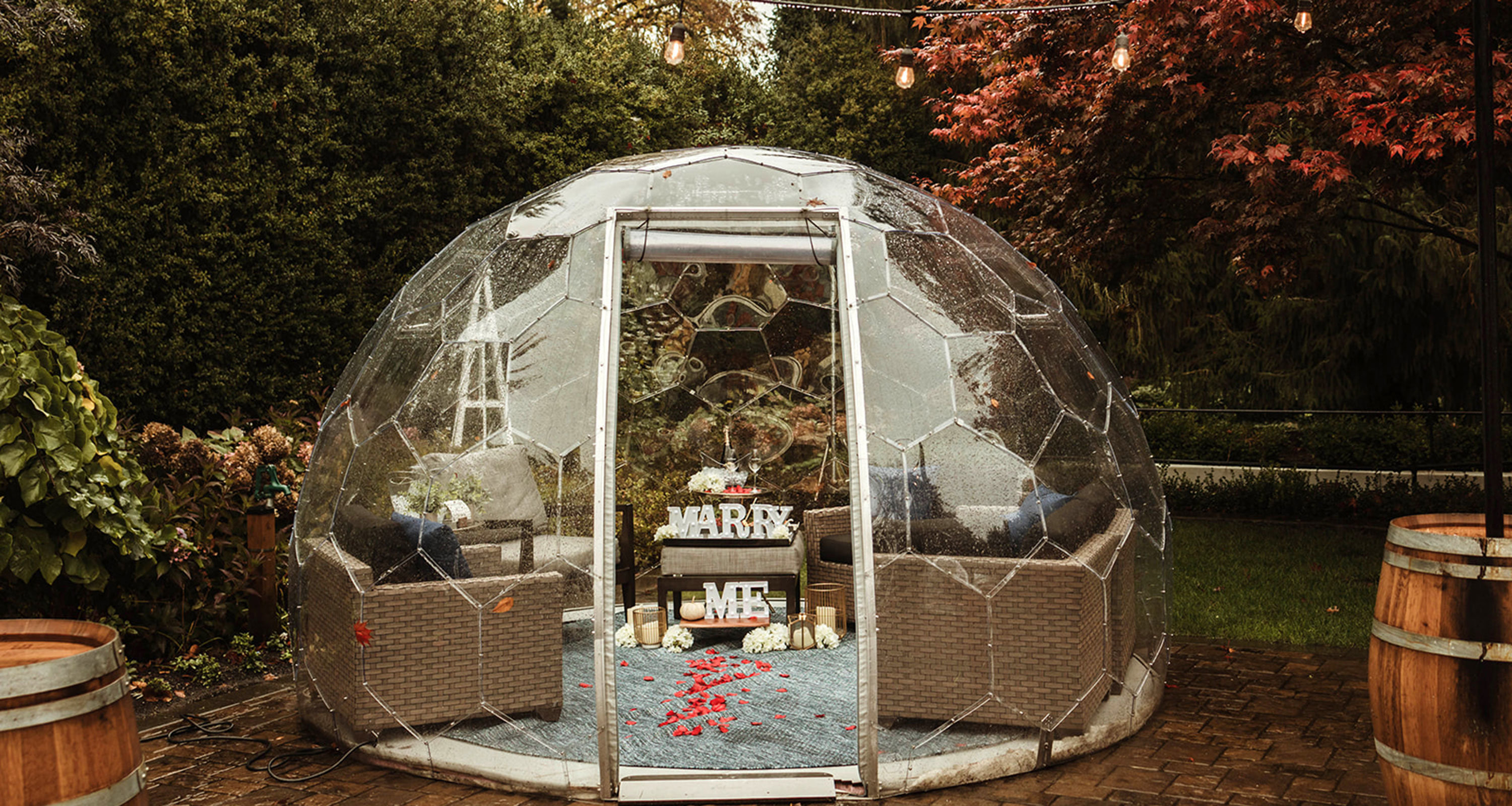 Igloo prepared for winter proposal