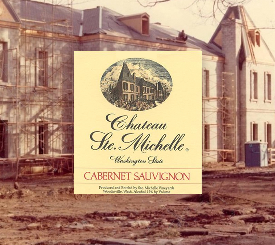 Cabernet Sauvignon wine label