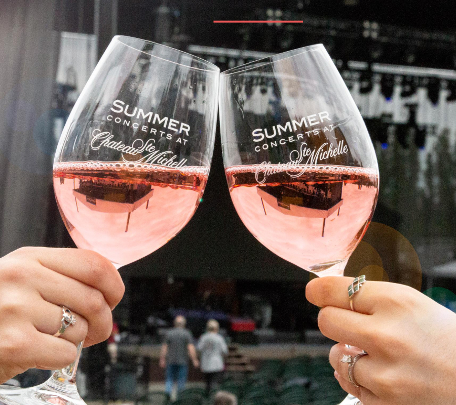 Summer Concert Series wine glasses