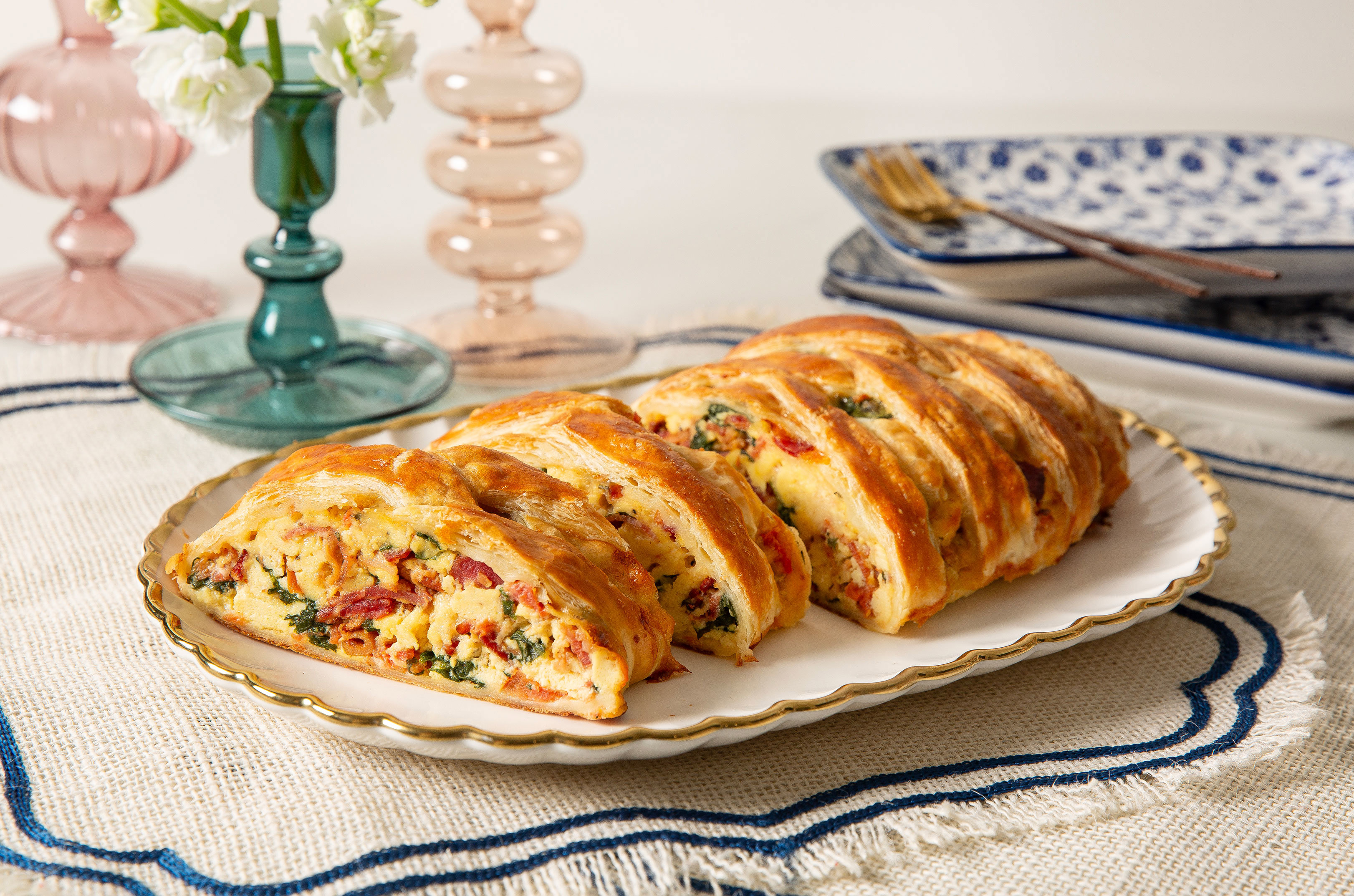 BLT Breakfast Strudel Recipe