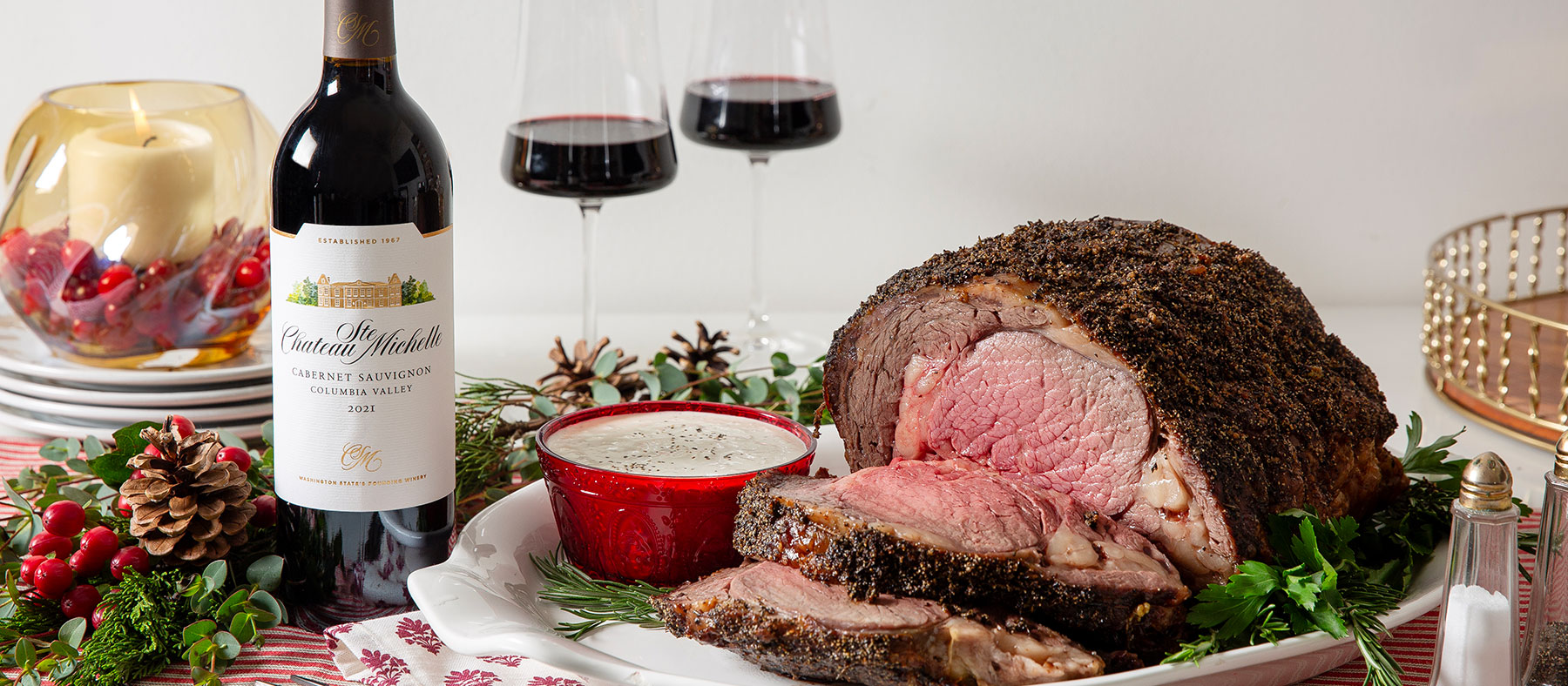 Pepper Rosemary-Crusted Prime Rib Recipe