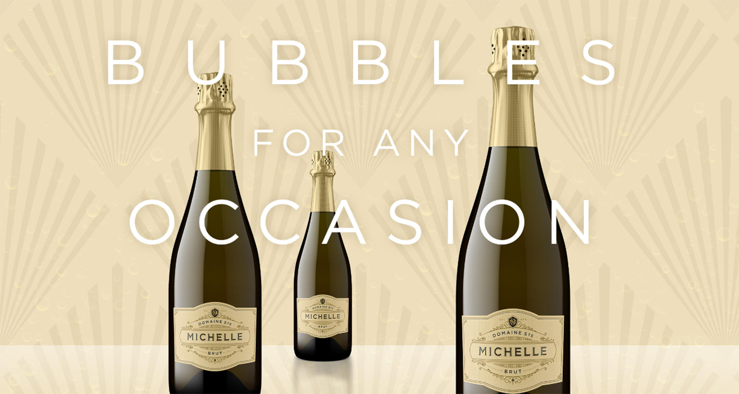 Bottles of Domaine Ste. Michelle