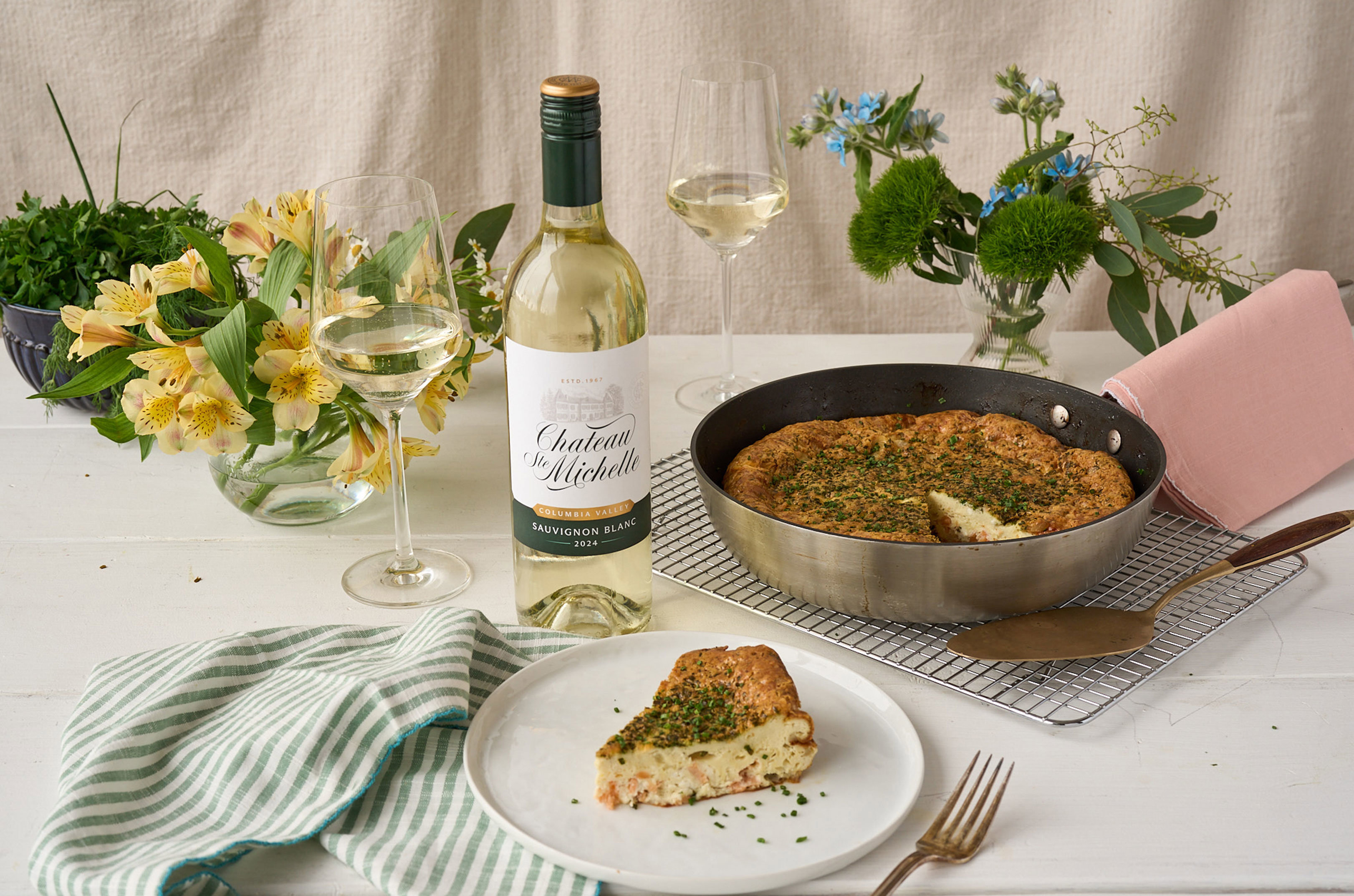 Smoked Salmon & Herb Frittata