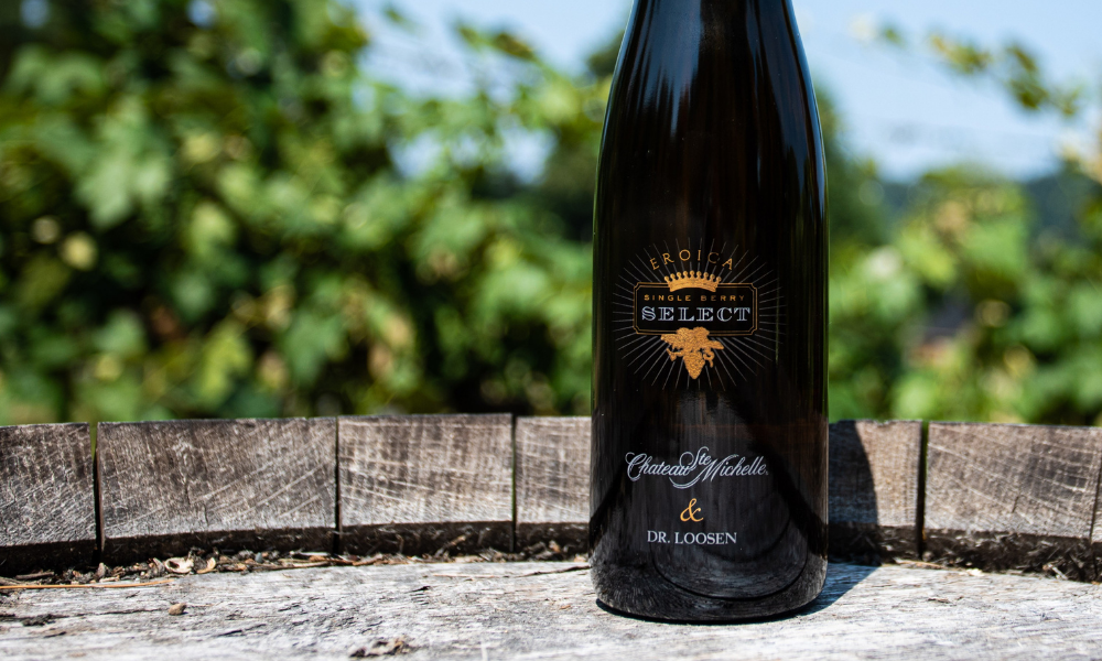 Bottle of 2017 Eroica Single Berry Select
