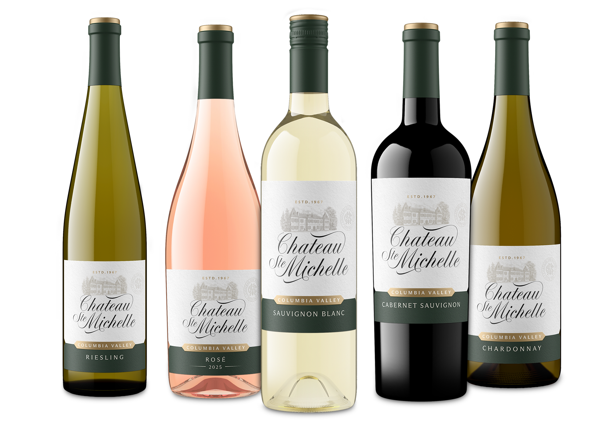 Chateau Ste Michelle Wine Bottles
