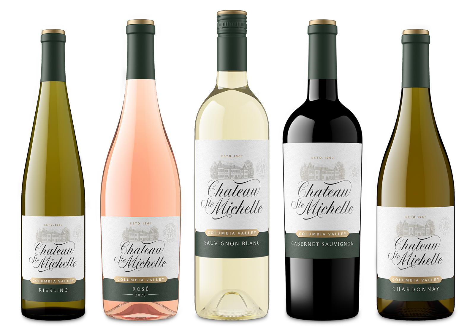Chateau Ste Michelle Wine Bottles