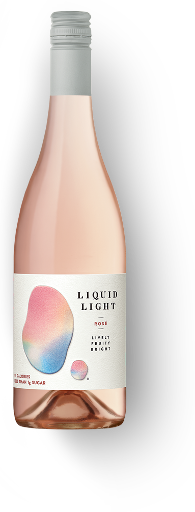 Bottle of Liquid Light Rosé