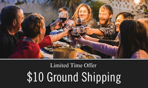 A group enjoying red wine