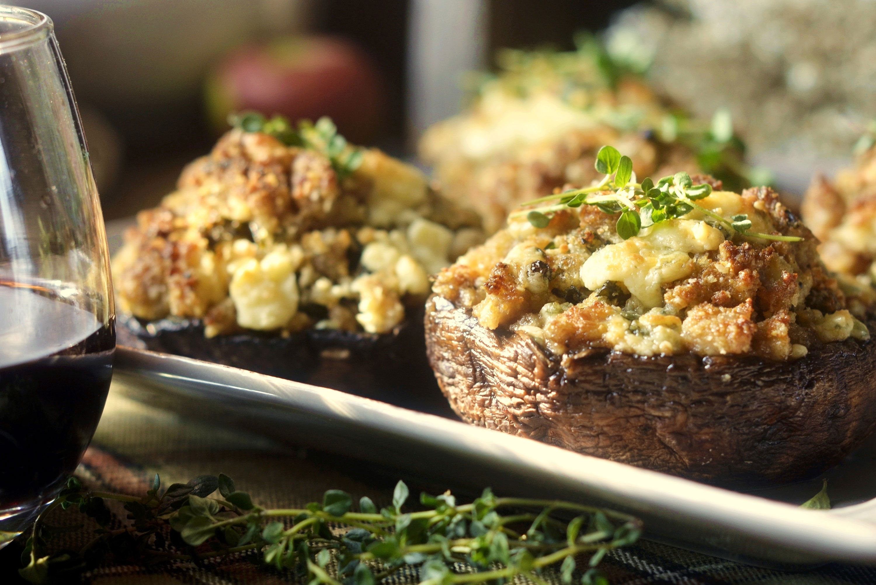Cheese Stuffed Mushrooms