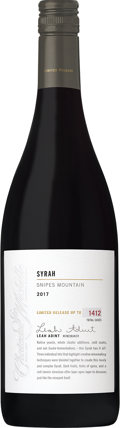 2017 Limited Release Snipes Mountain Syrah