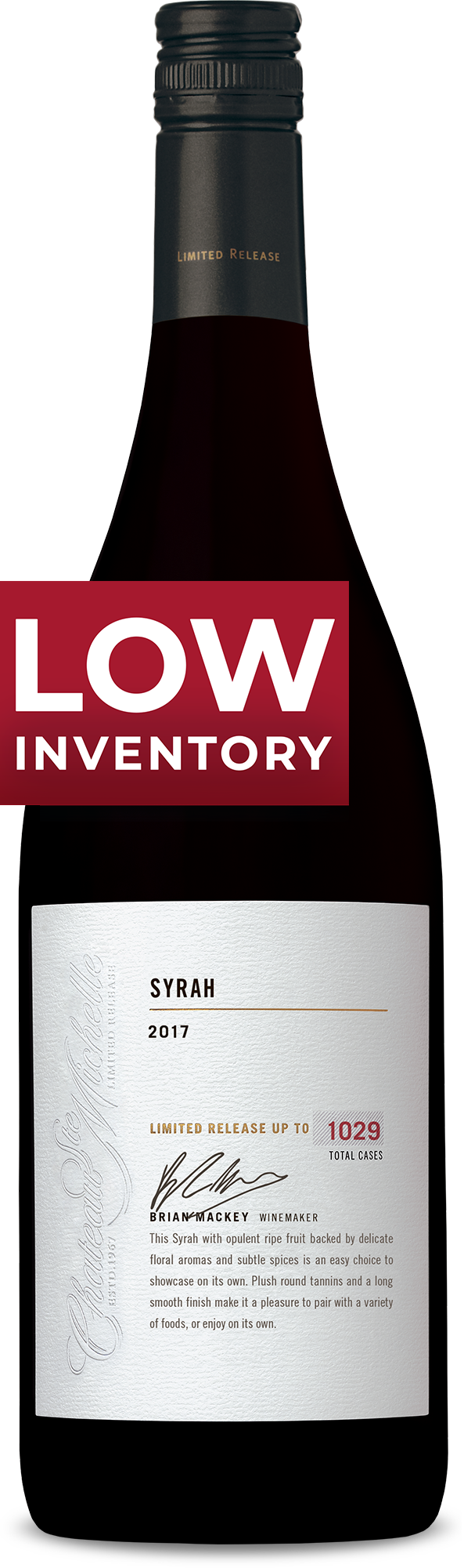 2017 Limited Release Syrah Wahluke Slope