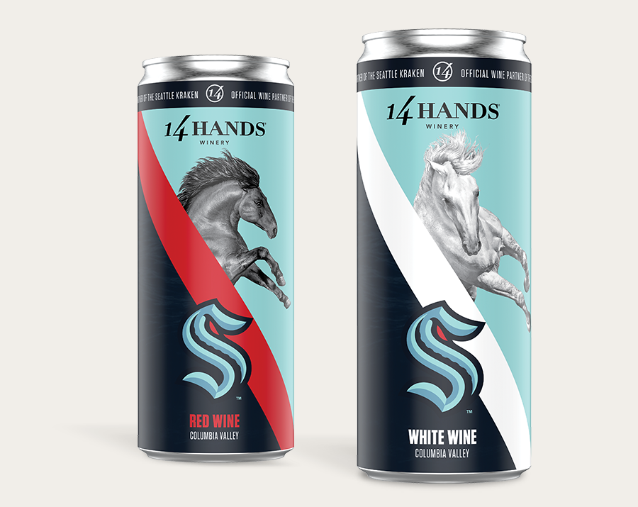 Seattle Kraken Mixed 12Can Pack 14 Hands Winery