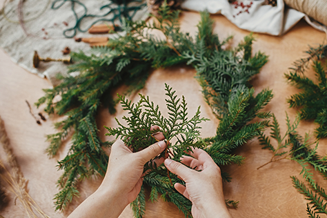 DIY Craft & Sip – Winter Wreath Making with Juliet & Lou image
