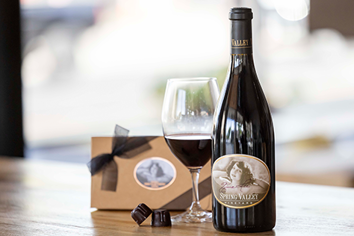 Nina Lee Syrah 3-Bottle Vertical with 18-Piece Chocolate Box