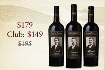 Uriah Red Wine 3-Bottle Vertical