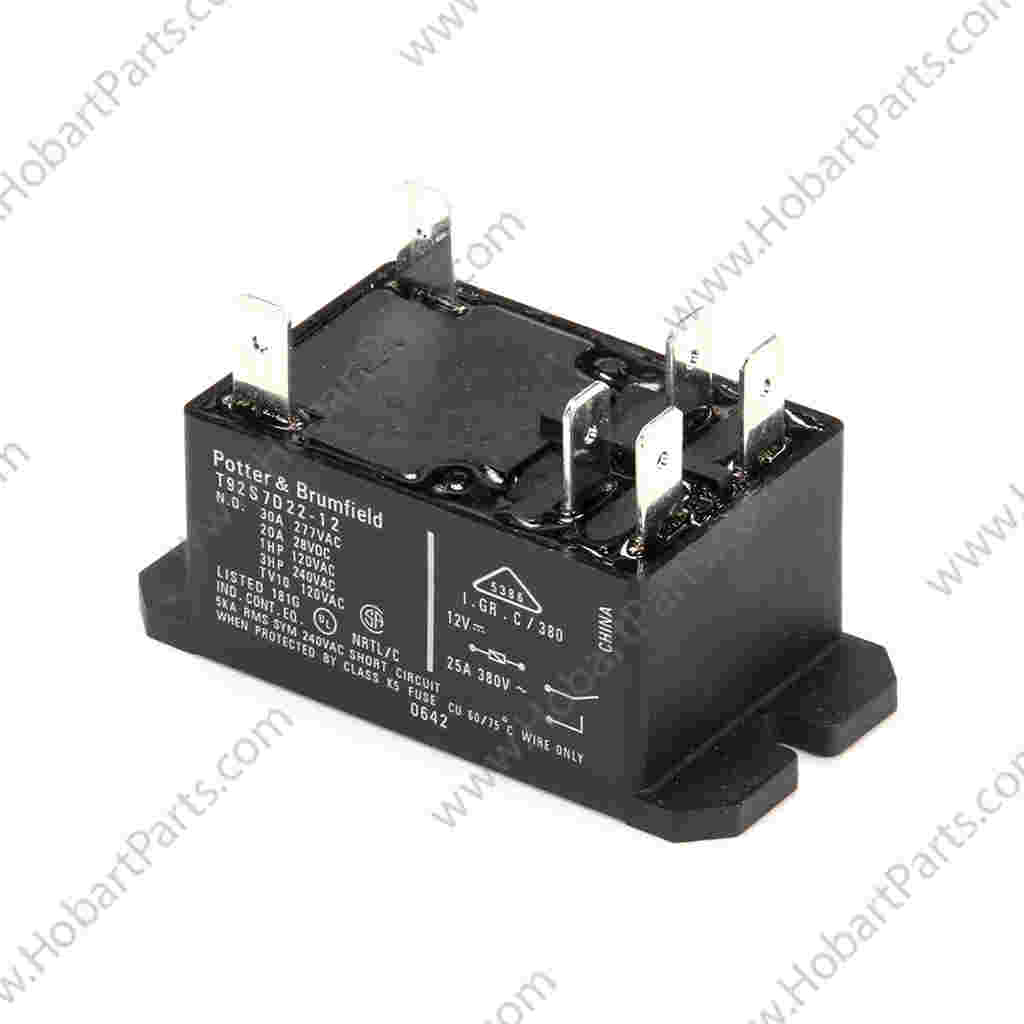 RELAY,2 POLE,30 AMP,DPST