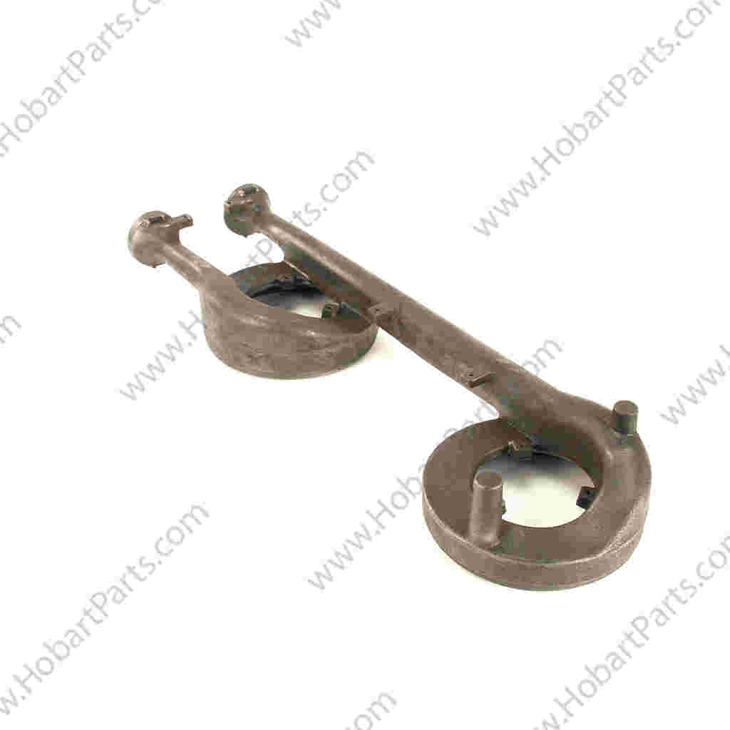 BURNER, DOUBLE-CAST IRON