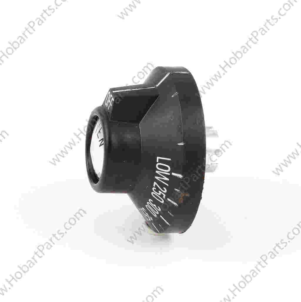 KNOB, OVEN BLACK