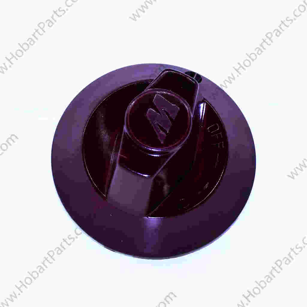 KNOB,CONTROL RED-W/SET SCR.