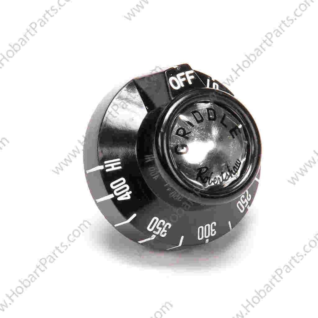 BLACK GRIDDLE KNOB FOR VOY/TG