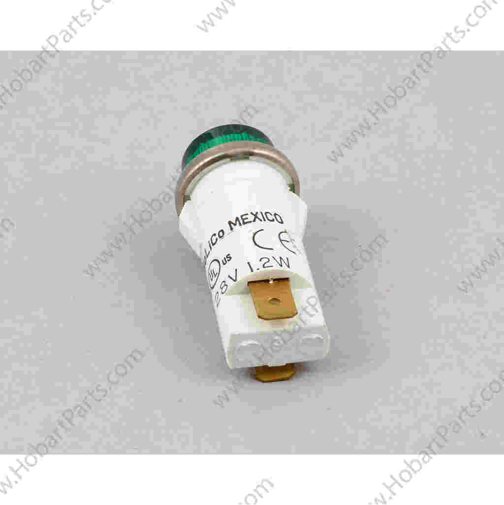 ND,PILOT LIGHT GREEN 28VSILCO