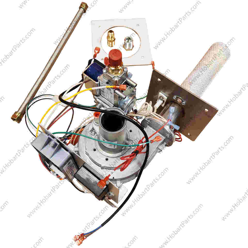 BURNER, GAS BLOWER & VALVE ASSEMBLY, HOT SURFACE IGNITOR, NG