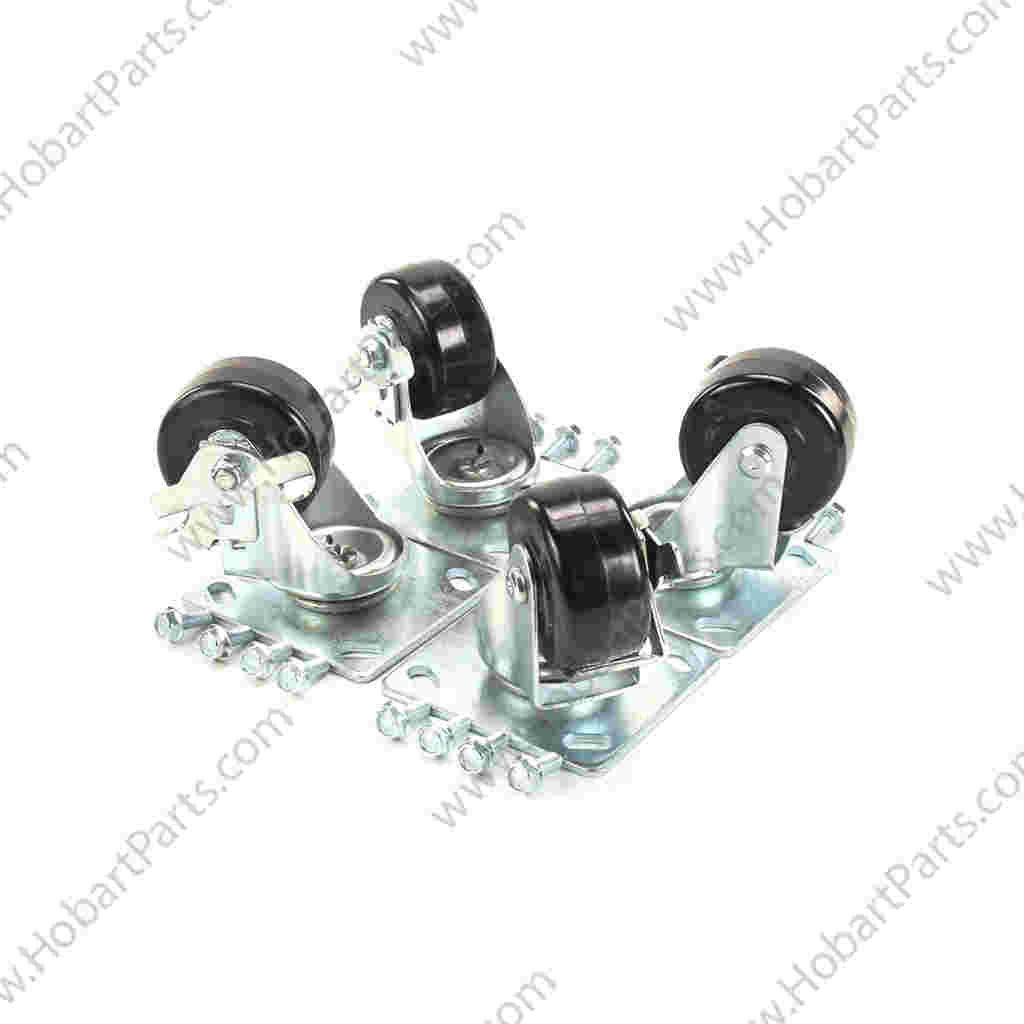 Caster, 4-5/8" set of 4