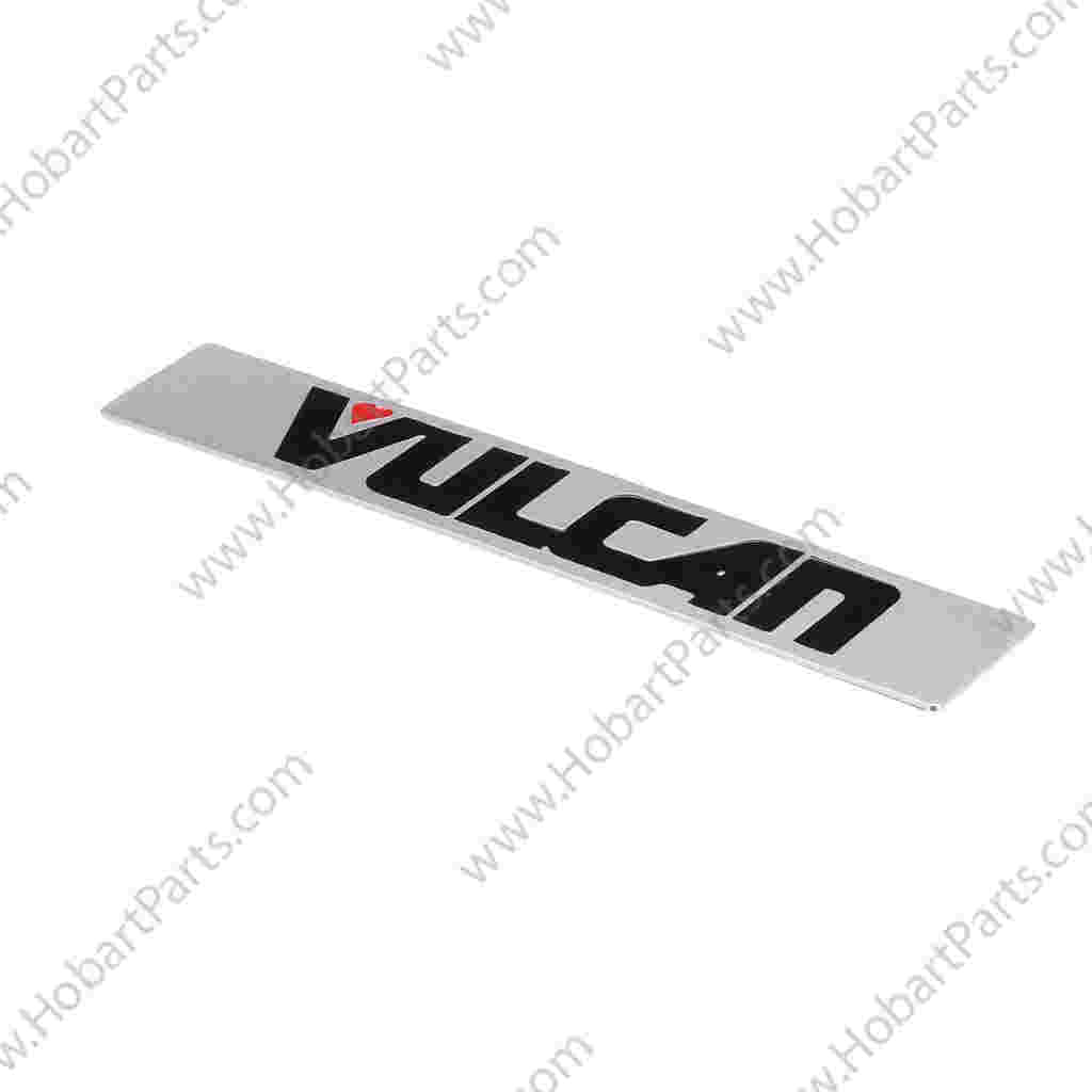 PLATE, VULCAN LOGO