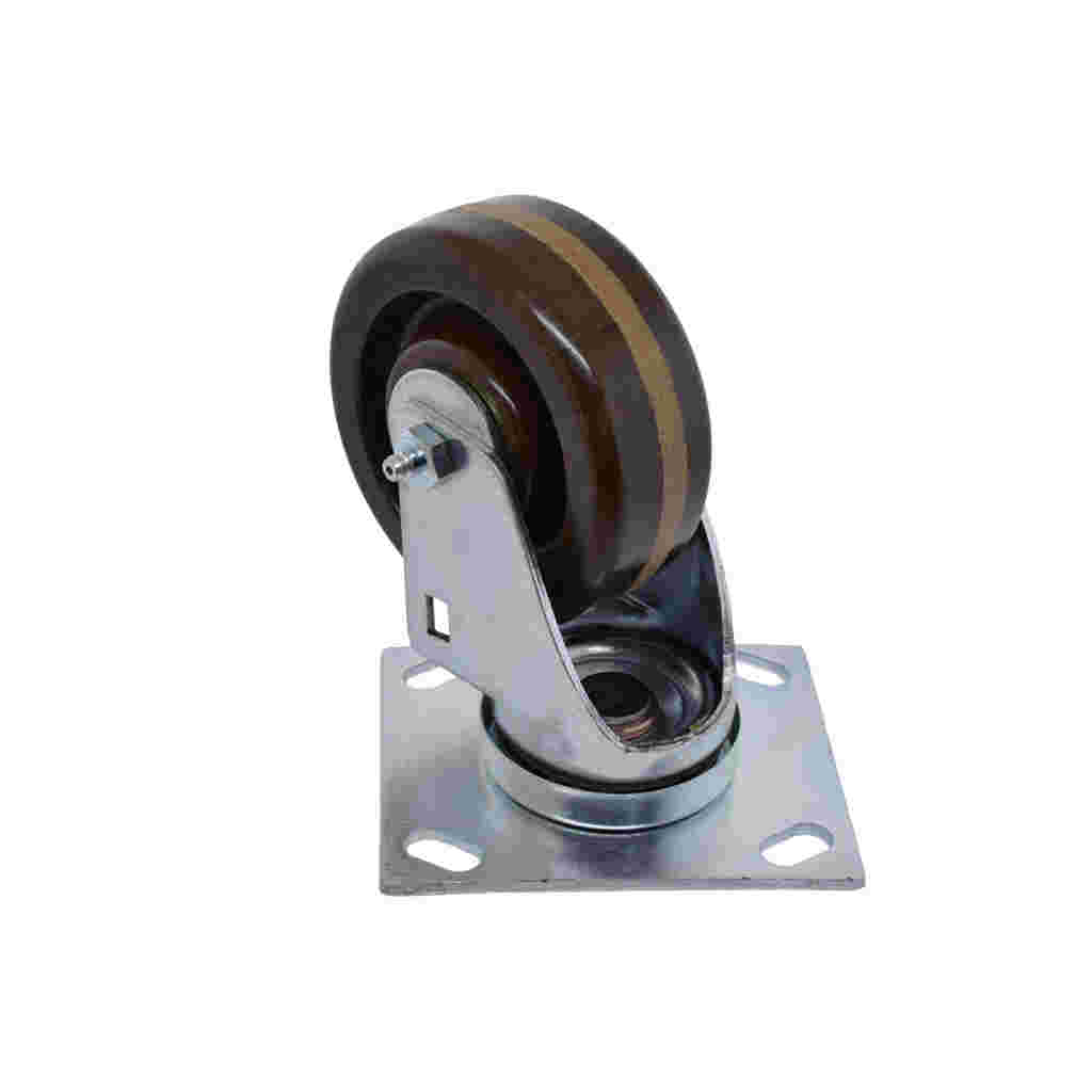 CASTER,PLATE-SWIVEL(4" DIA X 1