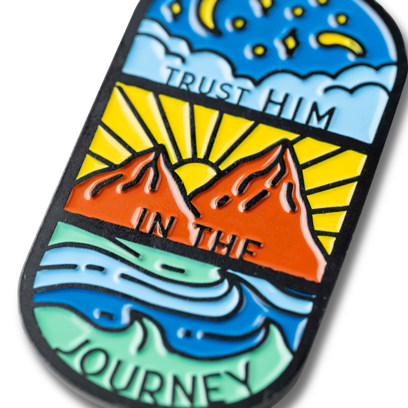 DANIEL TRUST HIM IN THE JOURNEY ENAMEL MAGNET