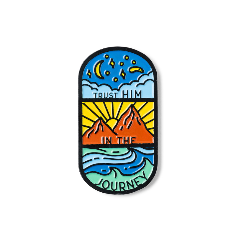 DANIEL TRUST HIM IN THE JOURNEY ENAMEL MAGNET