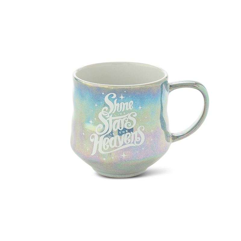 DANIEL SHINE LIKE STARS IN HEAVENS IRIDESCENT MUG