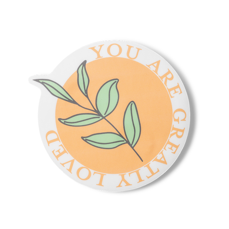 YOU ARE GREATLY LOVED MATTE STICKER