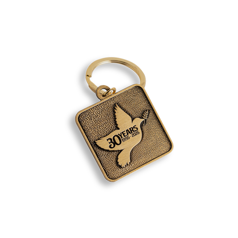 NOAH 30TH ANNIVERSARY DOVE KEYCHAIN
