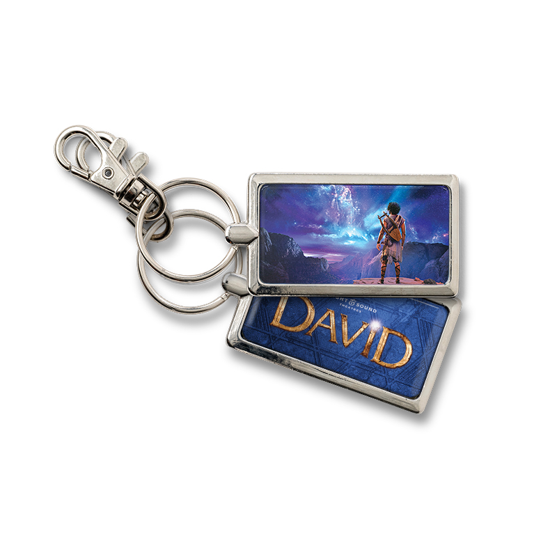 DAVID SHOW ART METAL KEYCHAIN