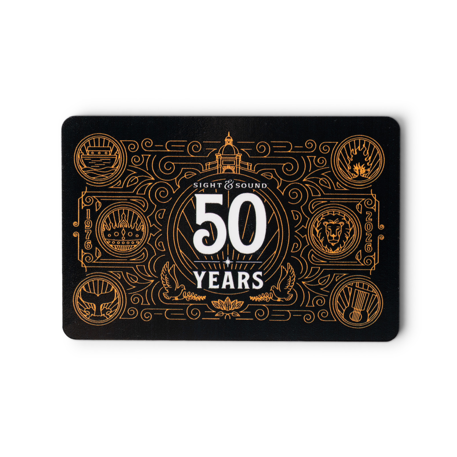 S&S 50TH ANNIVERSARY FILIGREE MAGNET