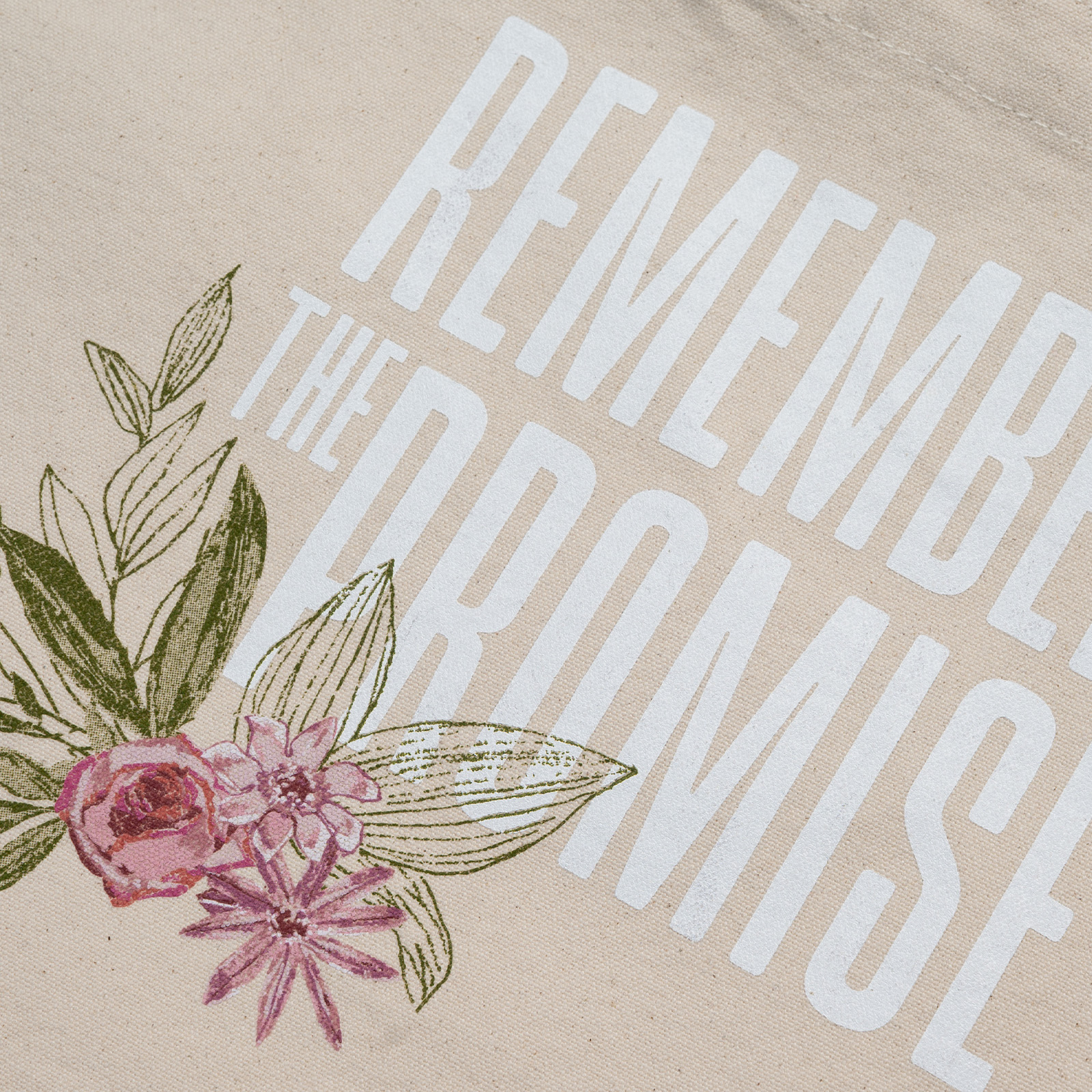 JOSHUA REMEMBER THE PROMISE CANVAS TOTE BAG