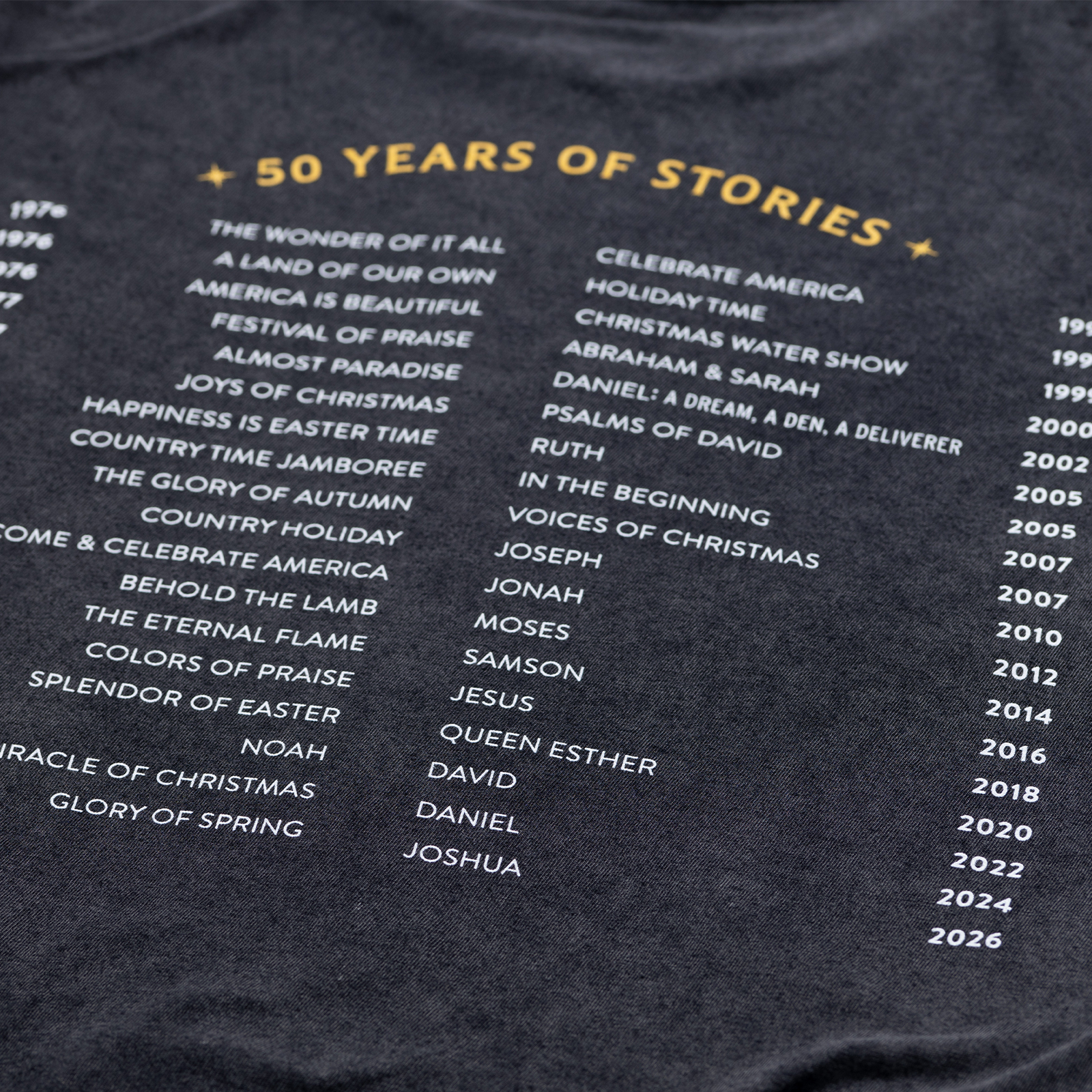S&S 50TH ANNIVERSARY BAND SHIRT