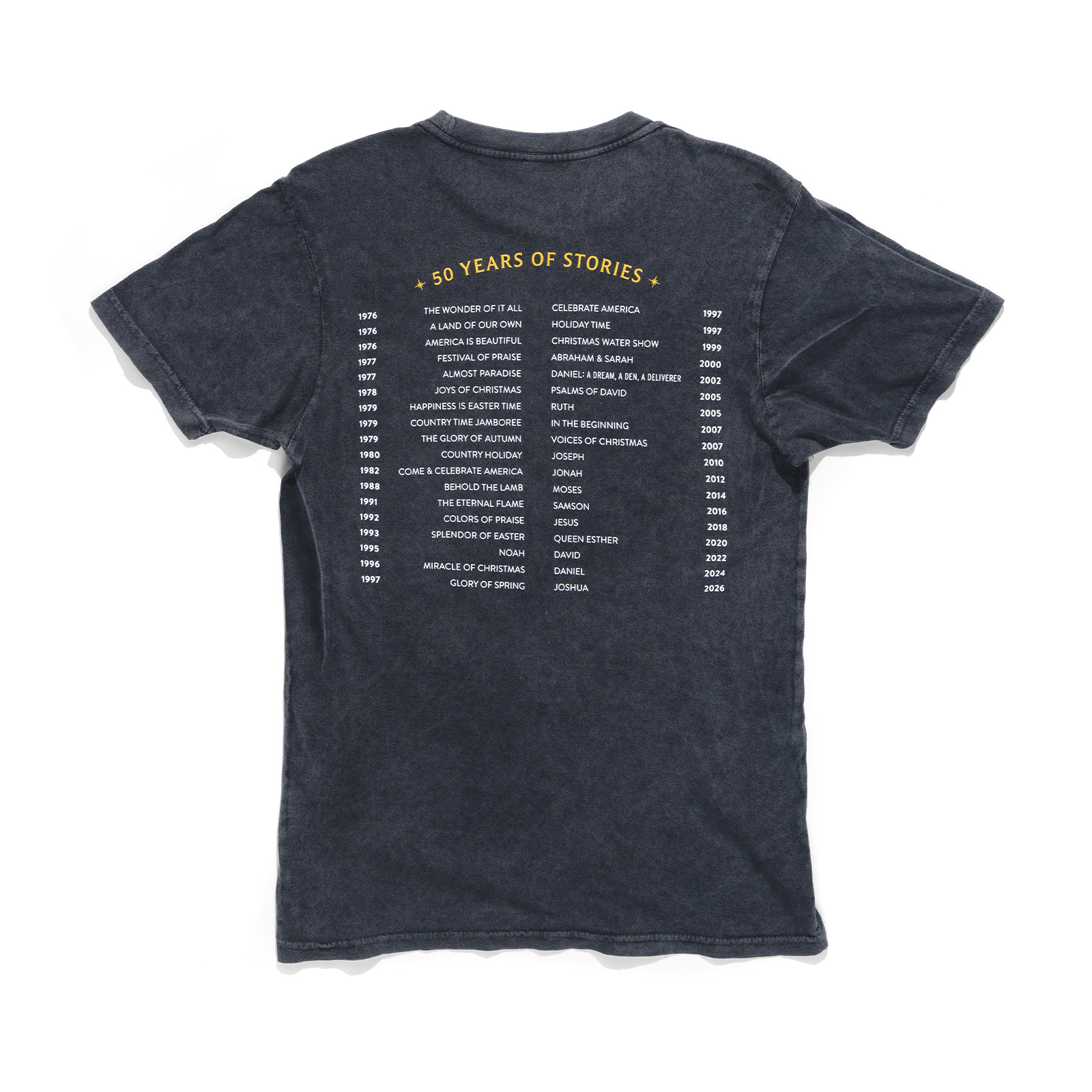 S&S 50TH ANNIVERSARY BAND SHIRT
