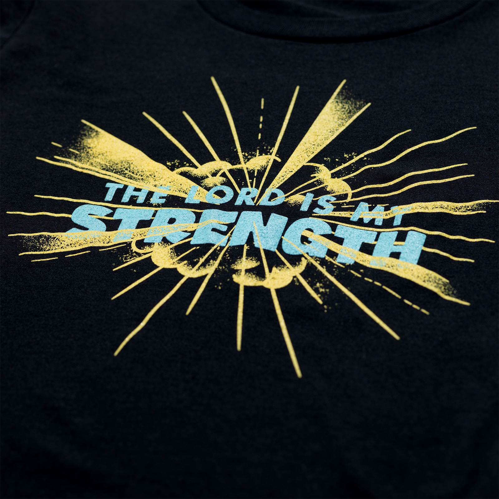JOSHUA LORD IS MY STRENGTH YOUTH SHIRT