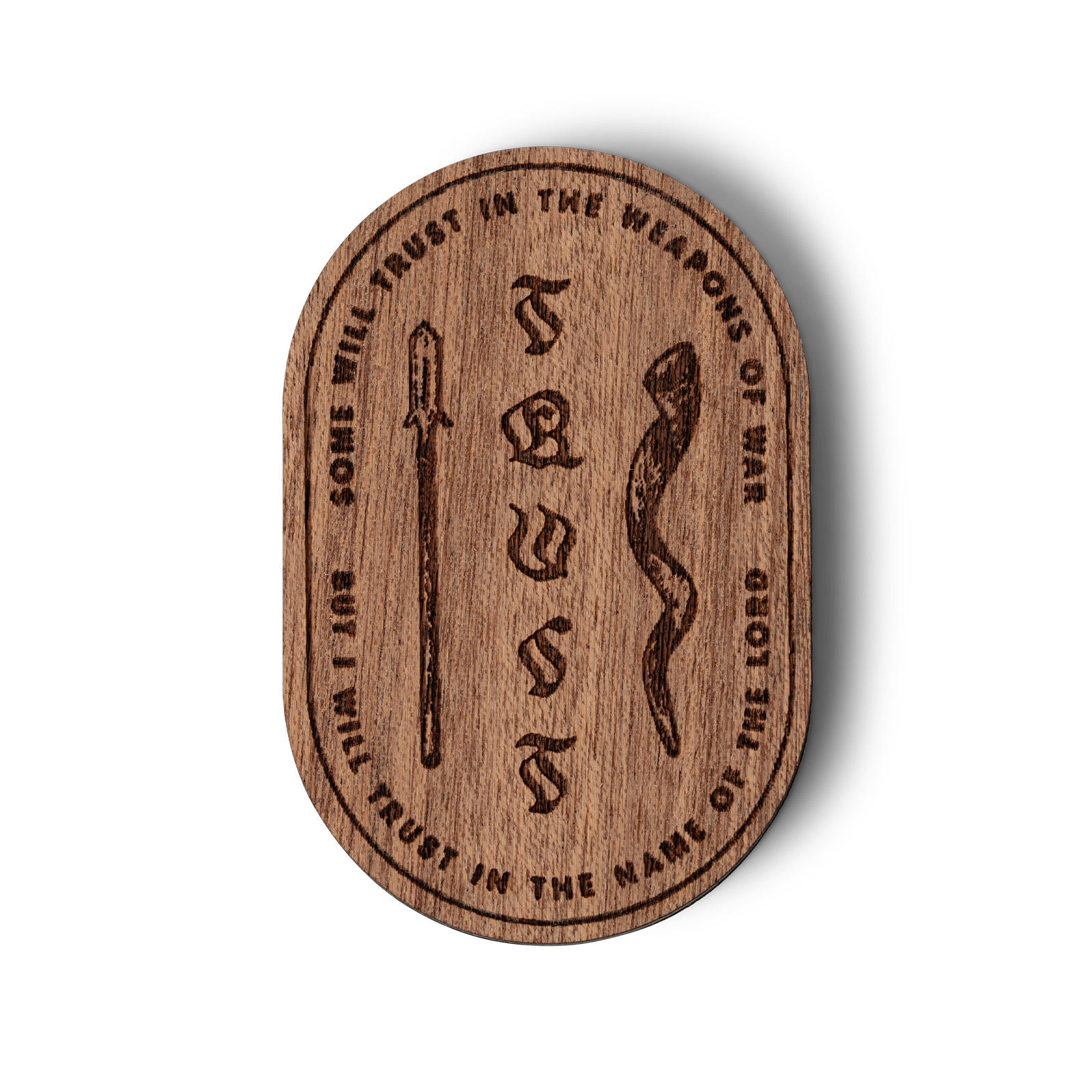 JOSHUA TRUST WOODEN MAGNET