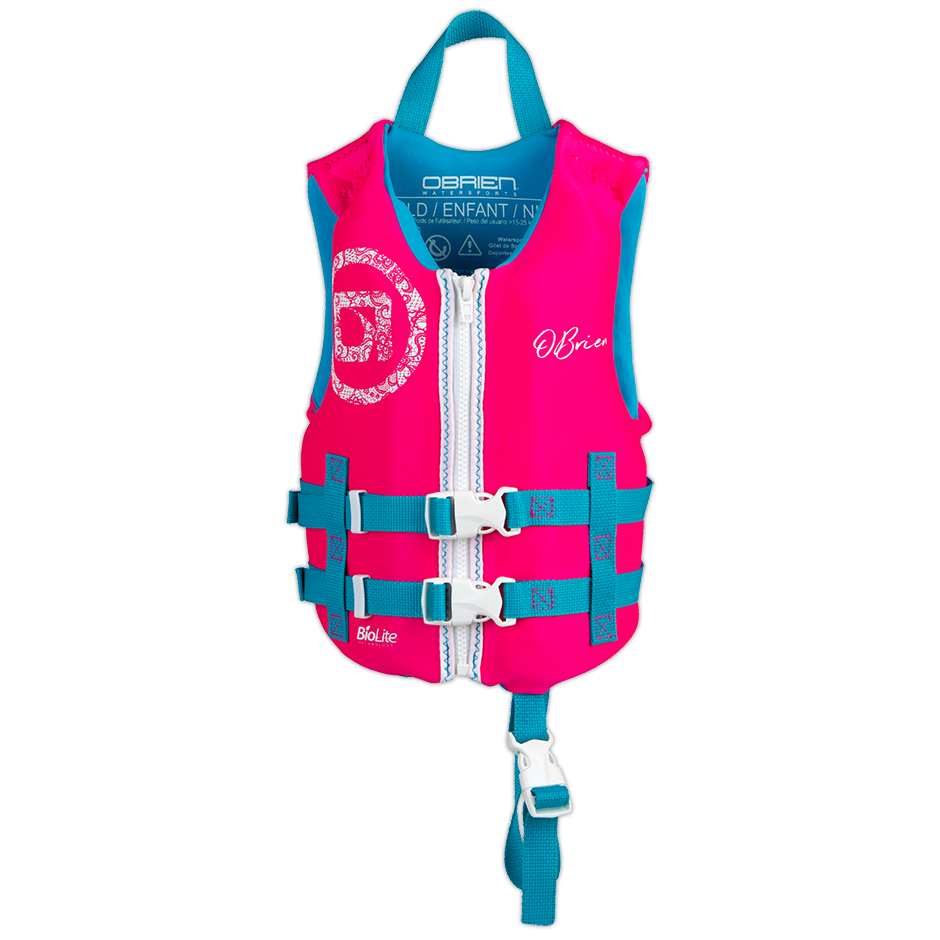 O'Brien Traditional Child Life Jacket - Pink | O'Brien Watersports
