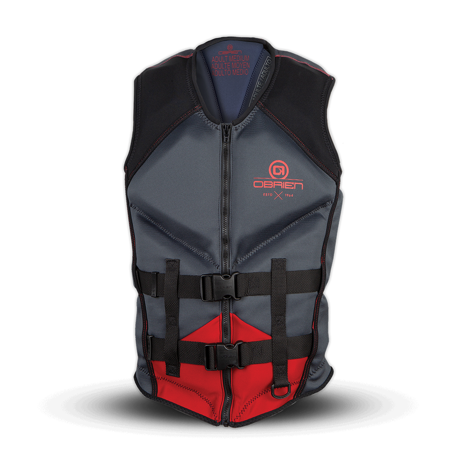 O'Brien Men's Recon Life Jacket - Red | O'Brien Watersports