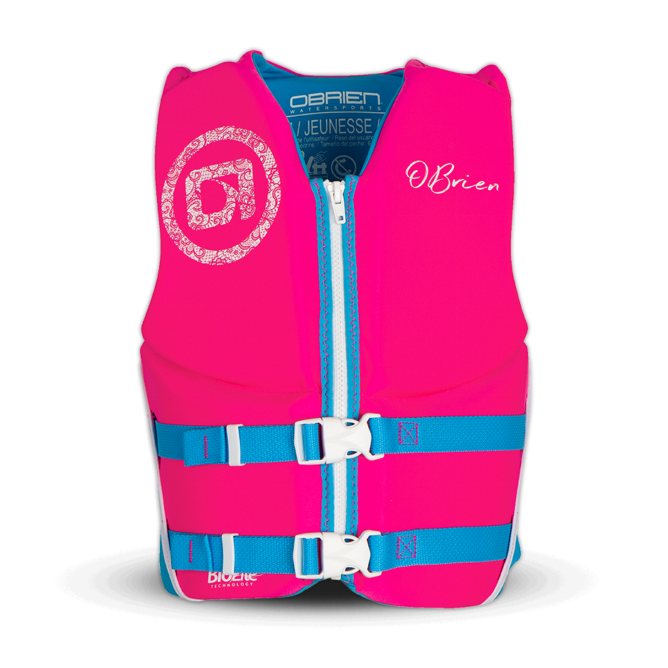 O'Brien Traditional Youth Life Jacket - Pink | O'Brien Watersports